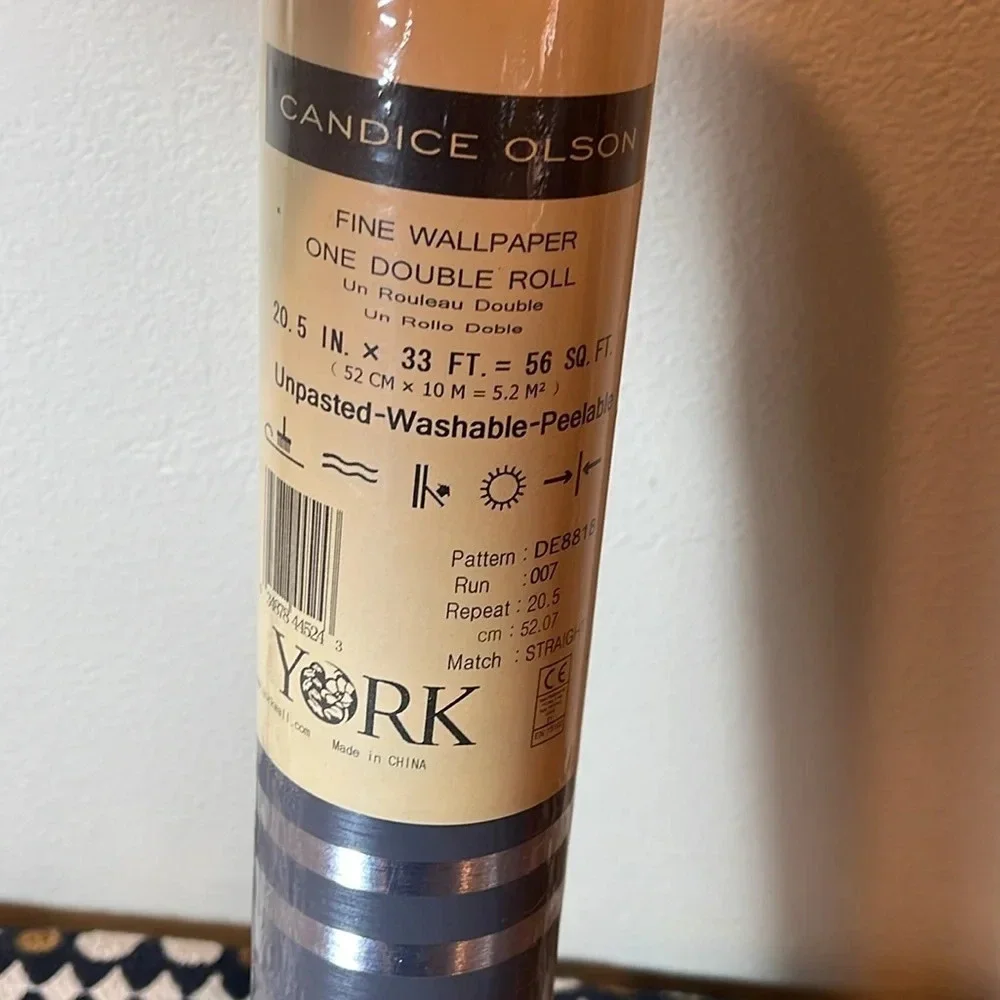 York Wallcoverings De8818 Candice Olson Shimmering Details Velocity Wallpaper